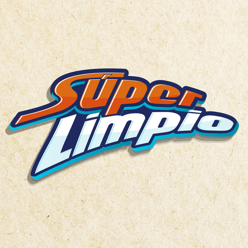 Logo Súper Limpio - Roger Portillo
